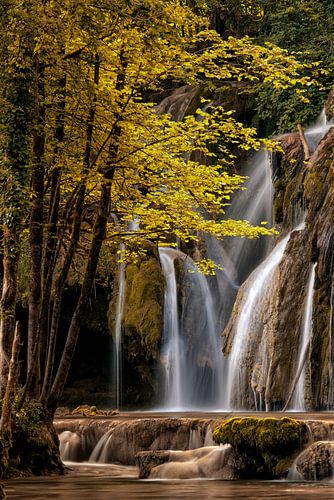 La cascade des tufs aux planches pres d'arbois.