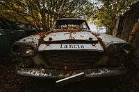 Verlaten Lancia Auto.