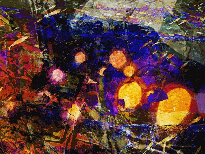 Modern, Abstract Digital Artwork - If This Is The End by Art By Dominic