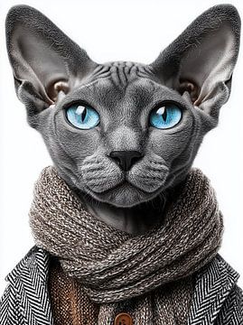 Hipster Cat 13 by JBJart Justyna Jaszke