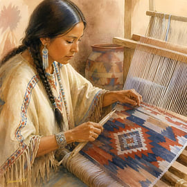 La tradition du tissage sur Johannas Art Creations