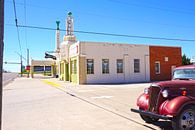 U-drop Inn Conoco-Tankstelle Route 66, Shamrock TX von Tineke Visscher Miniaturansicht