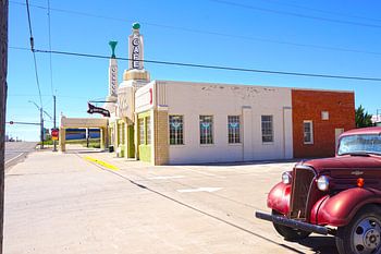 U-drop Inn Station-service Conoco Route 66, Shamrock TX