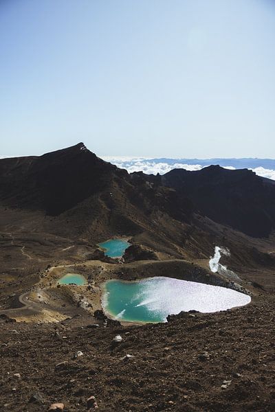 Tongariro Crossing: Marslandschaft auf der Erde von Ken Tempelers