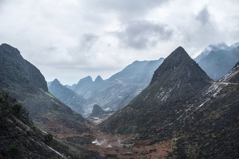 Ha Giang gebergte van Anne Zwagers