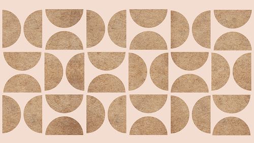 Modern Scandinavisch Bauhaus Abstractie Geometrisch