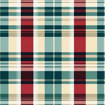 Vintage Plaid # VIII by Whale & Sons