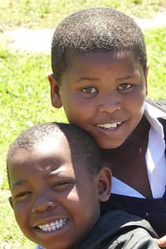 Zuid Afrika, twee jongens van Anita Tromp
