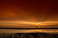 Walking by sunset by Dick van Duijn thumbnail