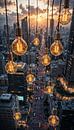 Verlichte Hoogtepunten: Stad en Lampen in Harmonie van Retrotimes thumbnail