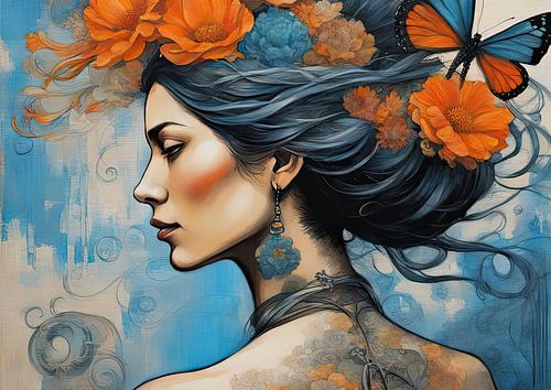 Flower Dream 18.20 by Eye catching paintings