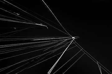 Tuigage in zwart-wit van Wim Stolwerk