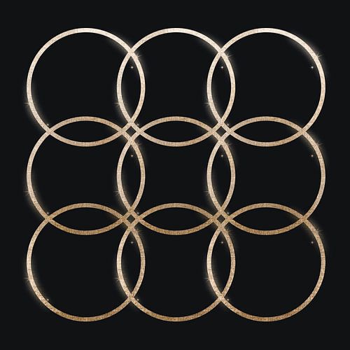 Gouden Balans Art Deco Geometrie