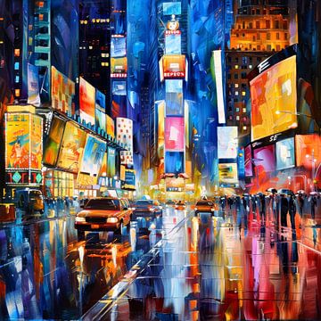 Times Square bij nacht van ARTemberaubend