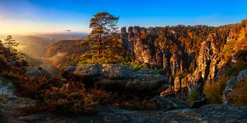 View into Saxon Switzerland