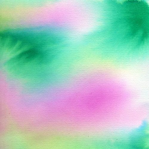 Vlinders in mijn buik - detail van een aquarel - schilderij van acrylinkt op papier