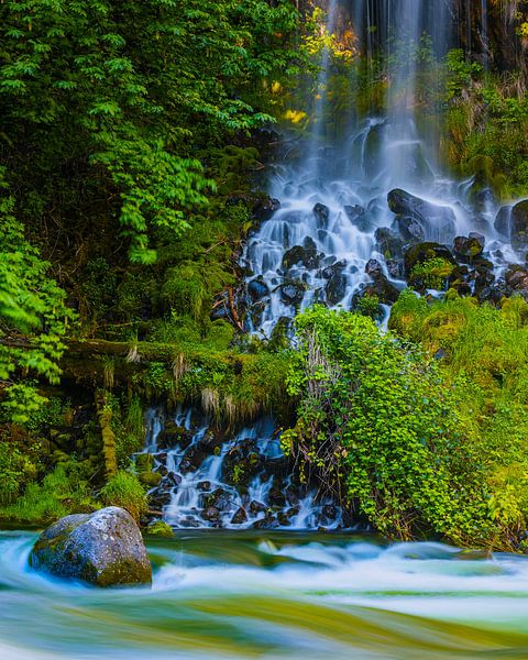 Mossbrae Waterfall, Californie, États-Unis par Henk Meijer Photography