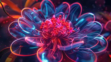 Neon bloem van Crackhead 338