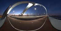 Panorama Brug De Oversteek, Nijmegen von John Verbruggen Miniaturansicht