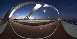 Panorama Brug De Oversteek, Nijmegen von John Verbruggen