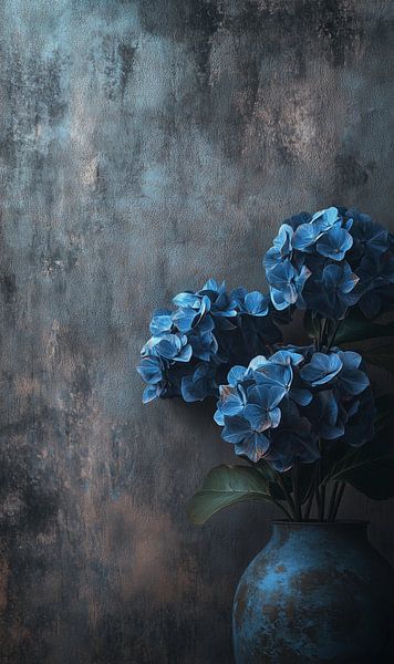 Silence profond des hortensias bleus&#039;s par Color Square