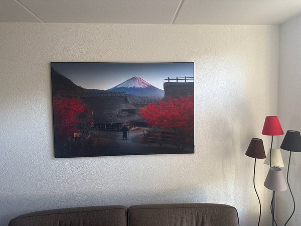 Mönch mit Berg Fuji