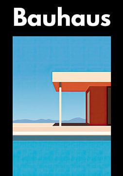 Bauhaus poster kunstdruk van Niklas Maximilian