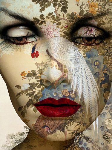 With the white peacock