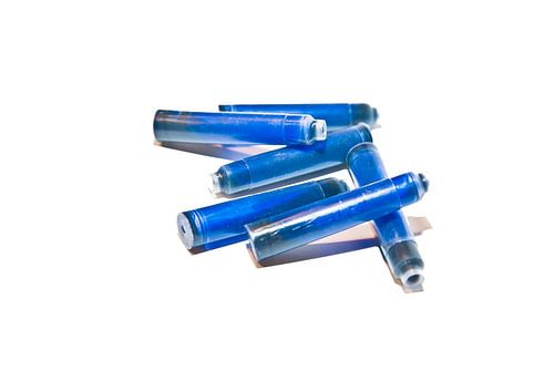 blauwe inkt