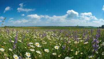 Wildblumenwiese von Bo Valentino