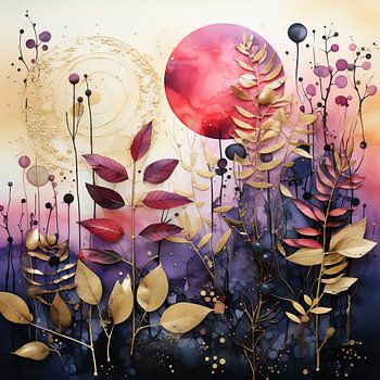 Série botanique : violet (7)