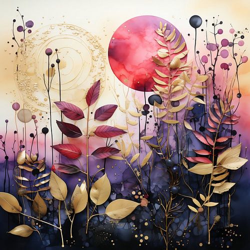 Botanische Reihe: violett (7)