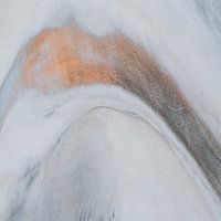 Beach in winter abstract