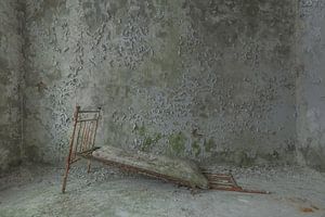 Lit dans un hôpital pour enfants abandonnés Pripjat