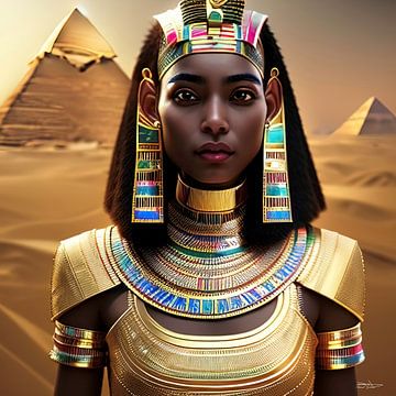 Egyptische vrouw van Gelissen Artworks