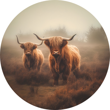 Een Ode aan de Schotse Hooglanders van Helder Design