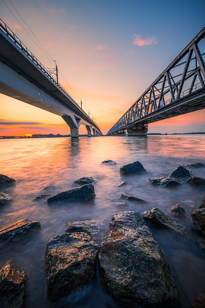 Moerdijk bridges by Richard Nell
