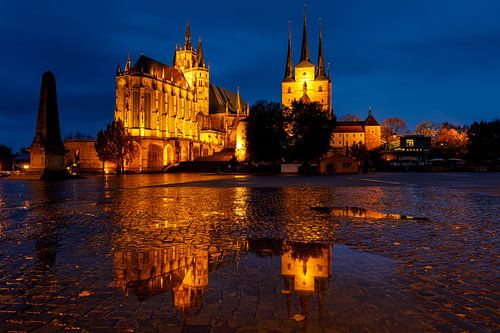 Kathedraal van Erfurt in Thüringen
