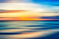Blended Bliss - Kustzonsondergang Abstract