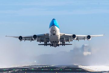KLM Cargo 747 au départ de l'aéroport d'Amterdam Schiphol sur Rutger Smulders