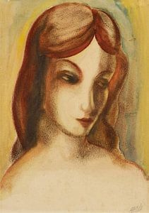 Heinrich Hoerle - Porträt Angelika Hoerle