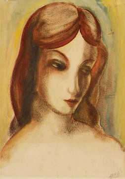 Heinrich Hoerle - Portrait Angelika Hoerle by Peter Balan