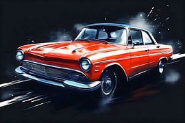 Illustration de voiture sur Nz Art