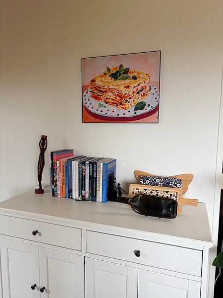 Customer photo: Pastel Lasagne | Lasagne Art by Wonderful Art, on ArtFrame