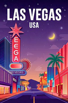 Las Vegas, VS van Poster Art Shop