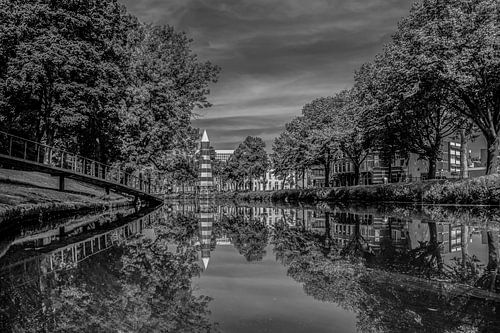 Breda - Parc Valkenberg - Phare - Noir et blanc