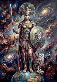 Athena – Guardian of the Legacy of Wisdom by AidasignArt