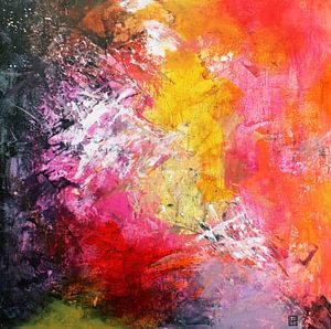 Abstrait avec jaune