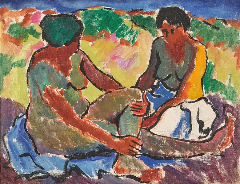 Arthur Segal - Bathers (1912) by Peter Balan