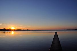 Coucher de soleil Schildmeer sur Pim Feijen